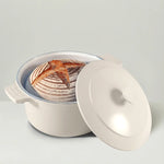 Gotham Steel 5QT Pastel Dutch Oven in Cream