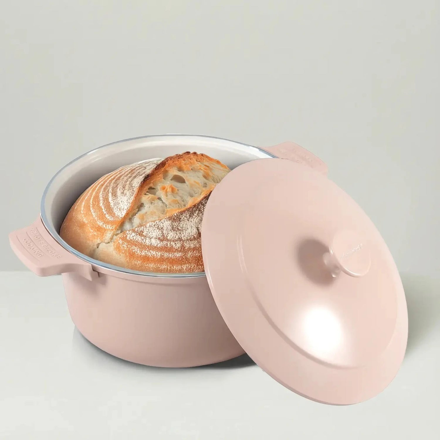 Gotham Steel 5QT Pastel Dutch Oven in Cream