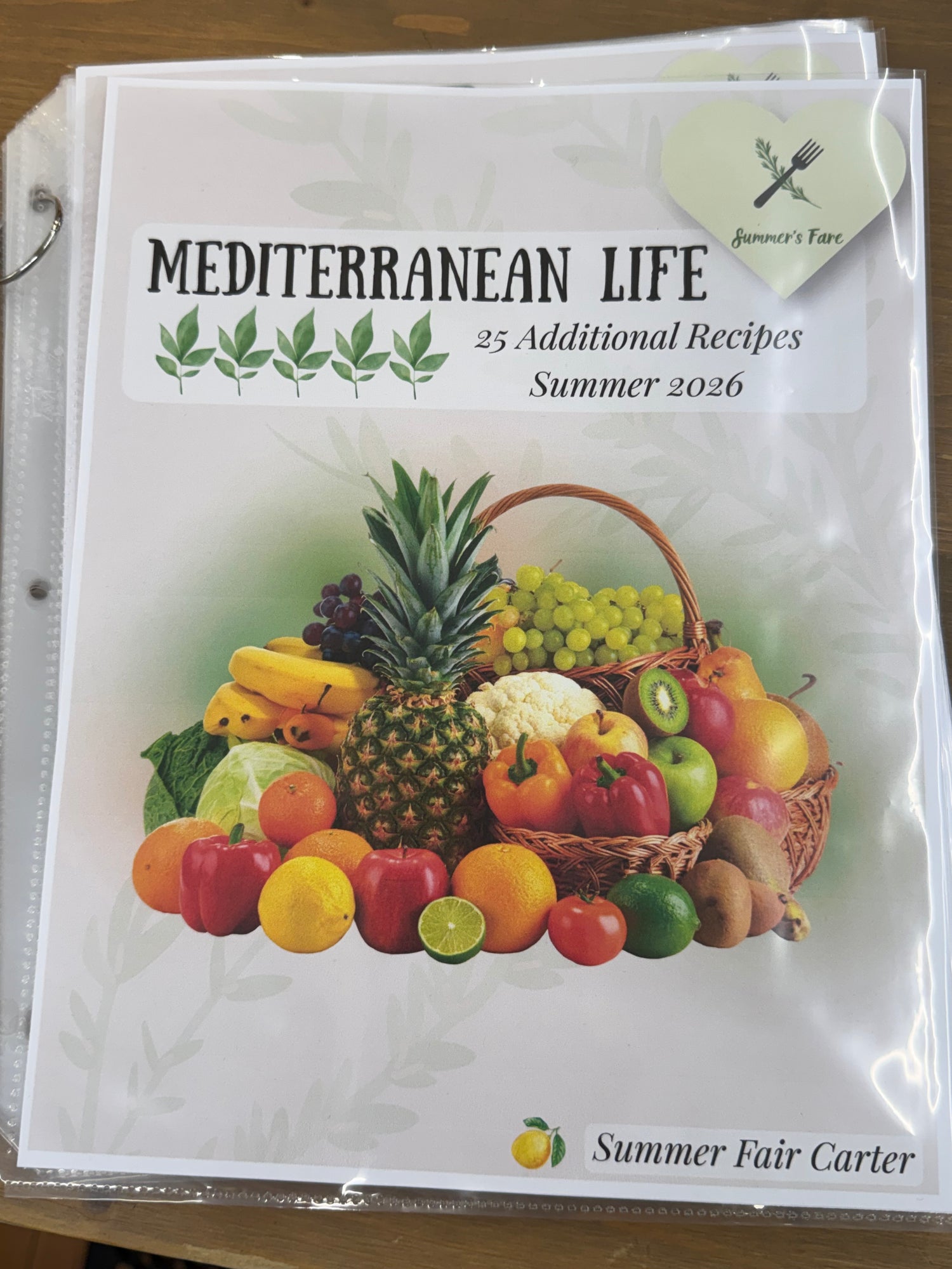 Mediterranean Life 25 receipe packet
